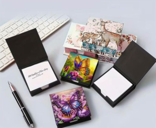 Preview: Diamond Painting 2 Stück Notizblock Schmetterlinge